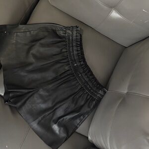 Zara Black High Waist Women's Shorts